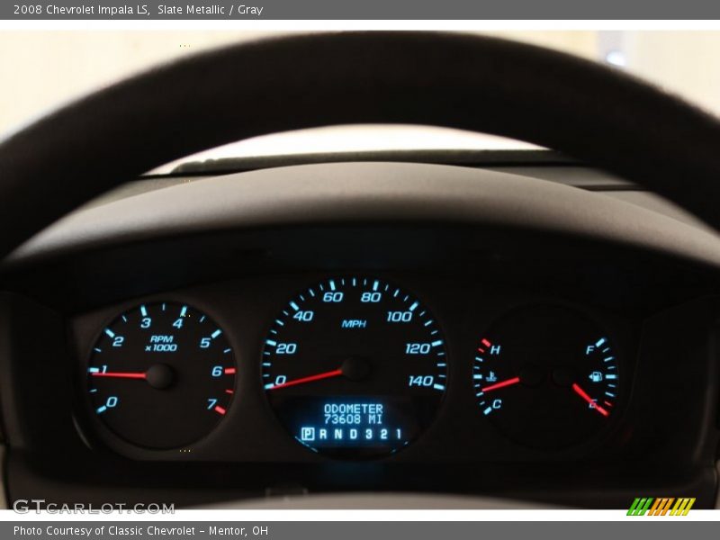Slate Metallic / Gray 2008 Chevrolet Impala LS