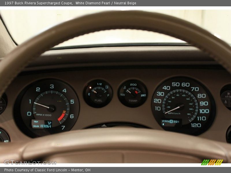  1997 Riviera Supercharged Coupe Supercharged Coupe Gauges