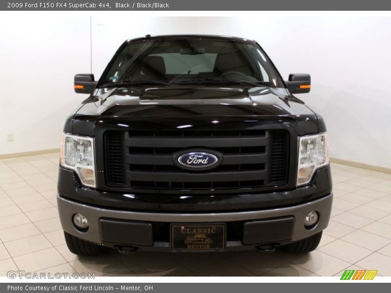 Black / Black/Black 2009 Ford F150 FX4 SuperCab 4x4