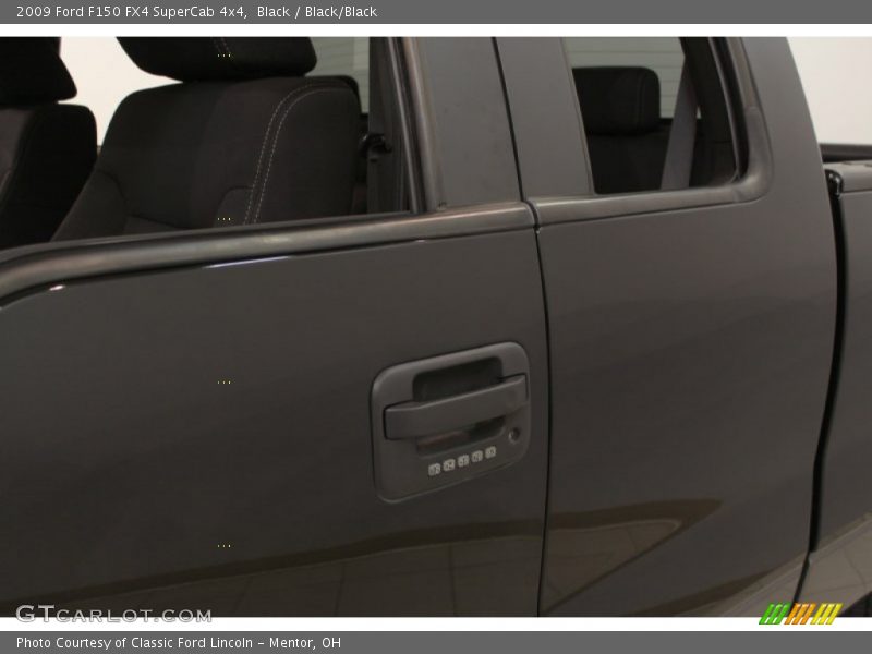 Black / Black/Black 2009 Ford F150 FX4 SuperCab 4x4