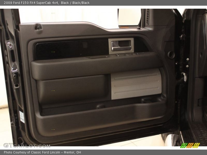 Black / Black/Black 2009 Ford F150 FX4 SuperCab 4x4