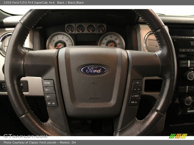 Black / Black/Black 2009 Ford F150 FX4 SuperCab 4x4