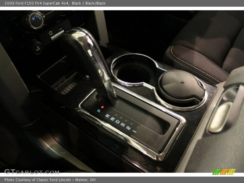 Black / Black/Black 2009 Ford F150 FX4 SuperCab 4x4