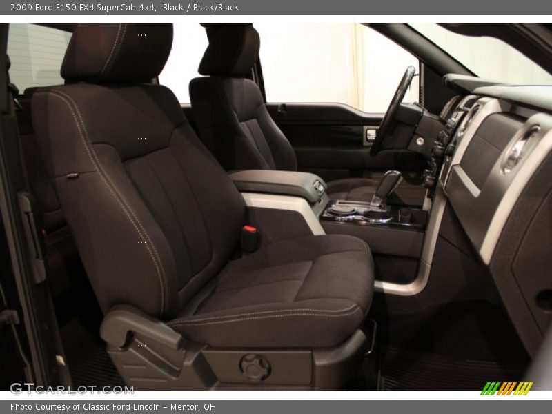 Black / Black/Black 2009 Ford F150 FX4 SuperCab 4x4