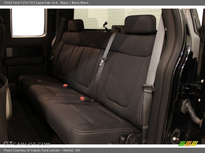 Black / Black/Black 2009 Ford F150 FX4 SuperCab 4x4