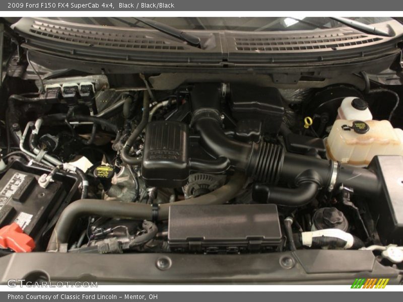 Black / Black/Black 2009 Ford F150 FX4 SuperCab 4x4