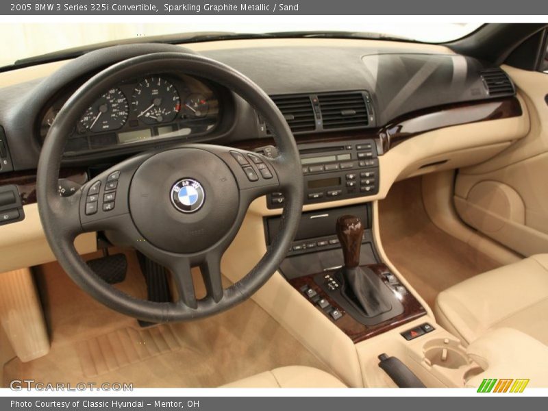 Sparkling Graphite Metallic / Sand 2005 BMW 3 Series 325i Convertible