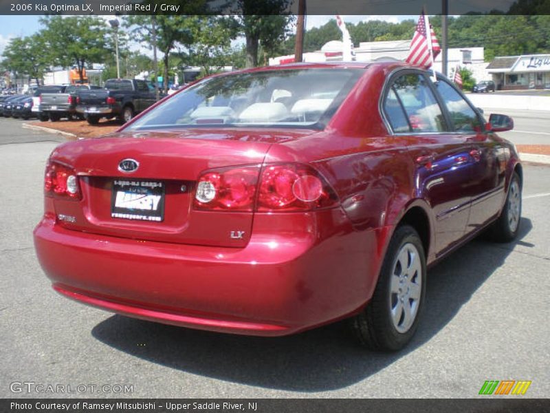 Imperial Red / Gray 2006 Kia Optima LX