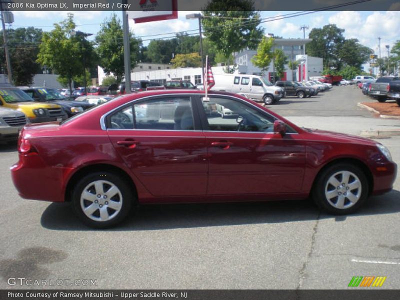 Imperial Red / Gray 2006 Kia Optima LX