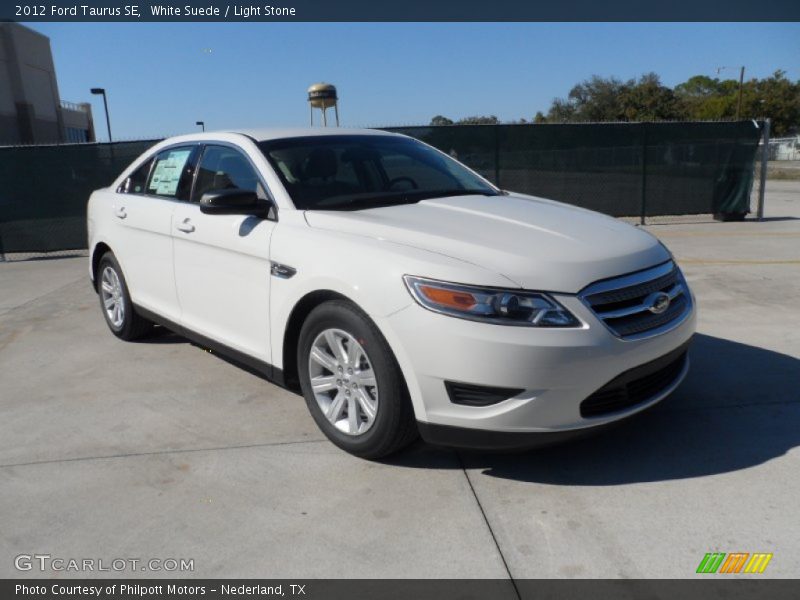 White Suede / Light Stone 2012 Ford Taurus SE