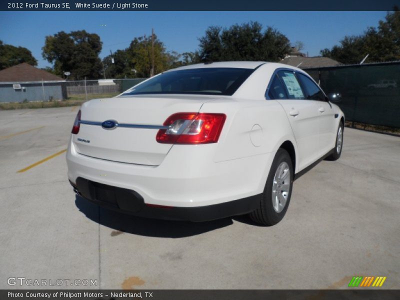 White Suede / Light Stone 2012 Ford Taurus SE