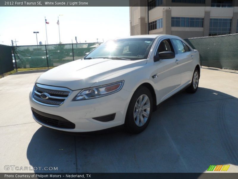 White Suede / Light Stone 2012 Ford Taurus SE