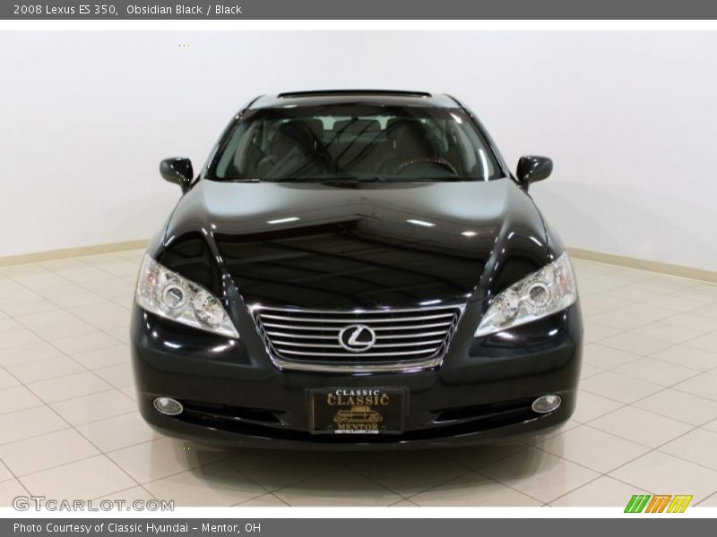 Obsidian Black / Black 2008 Lexus ES 350