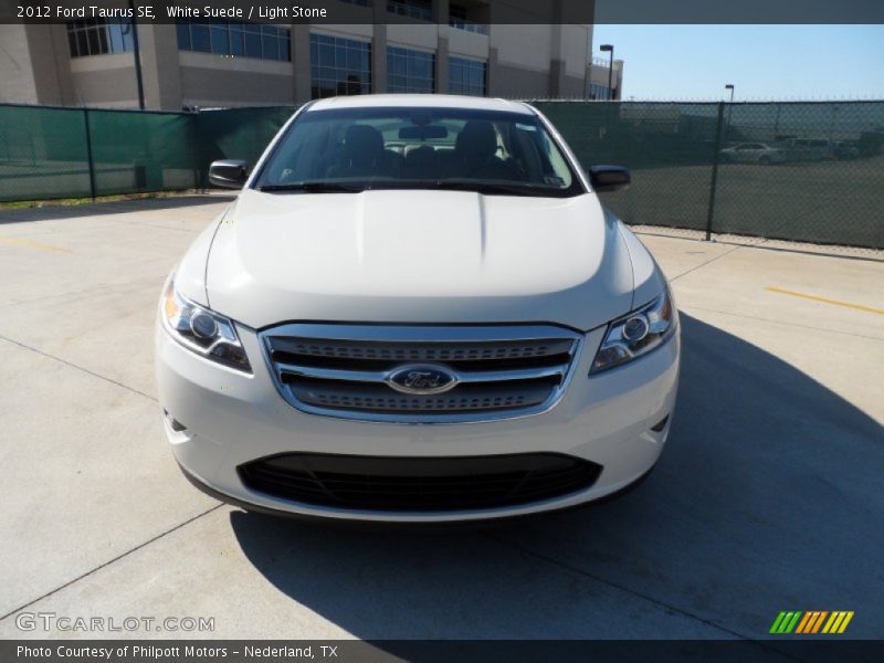 White Suede / Light Stone 2012 Ford Taurus SE