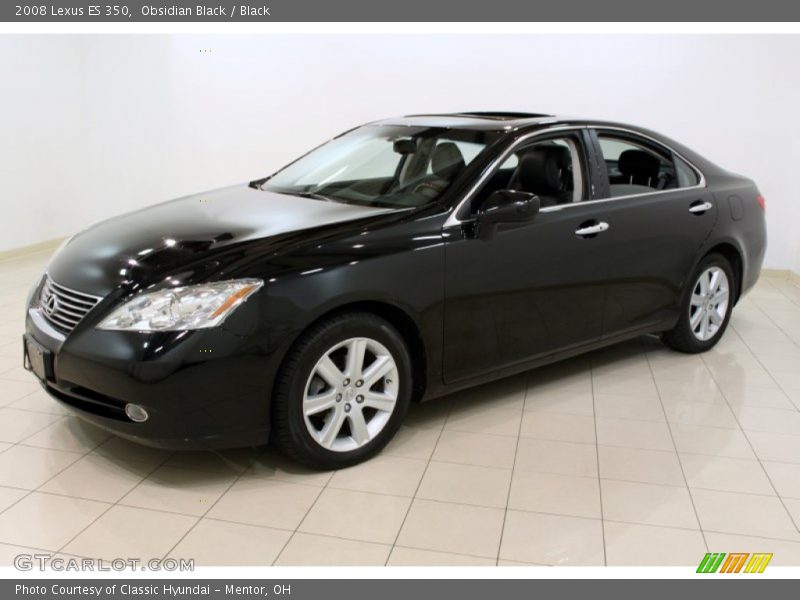 Obsidian Black / Black 2008 Lexus ES 350