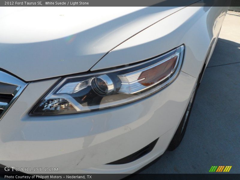 White Suede / Light Stone 2012 Ford Taurus SE