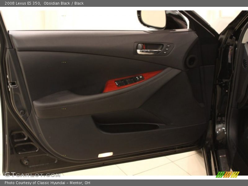 Obsidian Black / Black 2008 Lexus ES 350