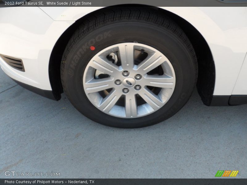 White Suede / Light Stone 2012 Ford Taurus SE