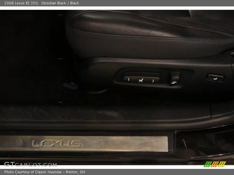 Obsidian Black / Black 2008 Lexus ES 350