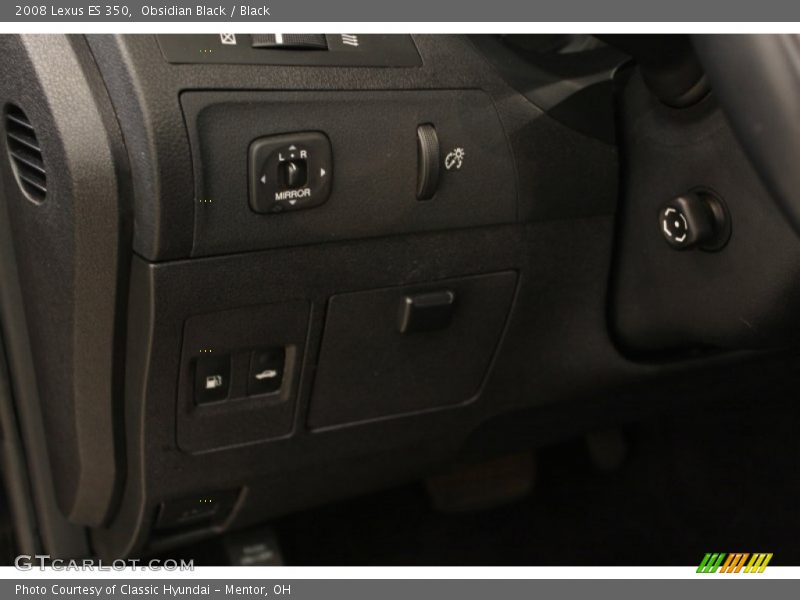 Obsidian Black / Black 2008 Lexus ES 350