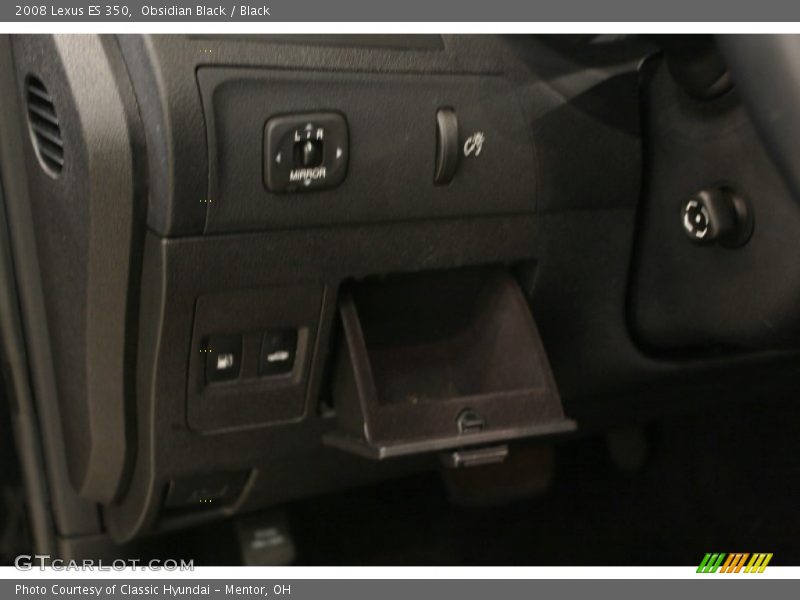 Obsidian Black / Black 2008 Lexus ES 350