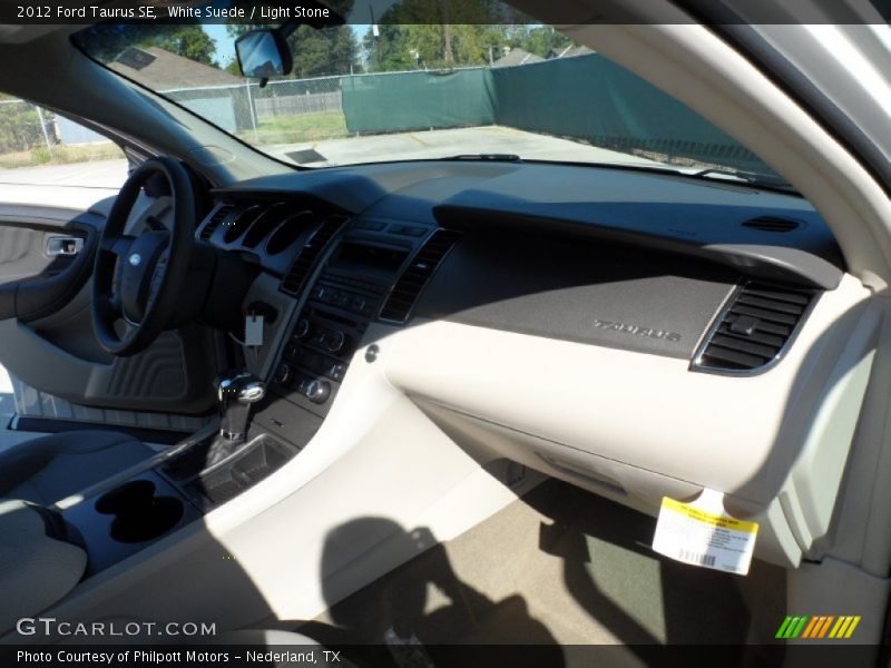 White Suede / Light Stone 2012 Ford Taurus SE