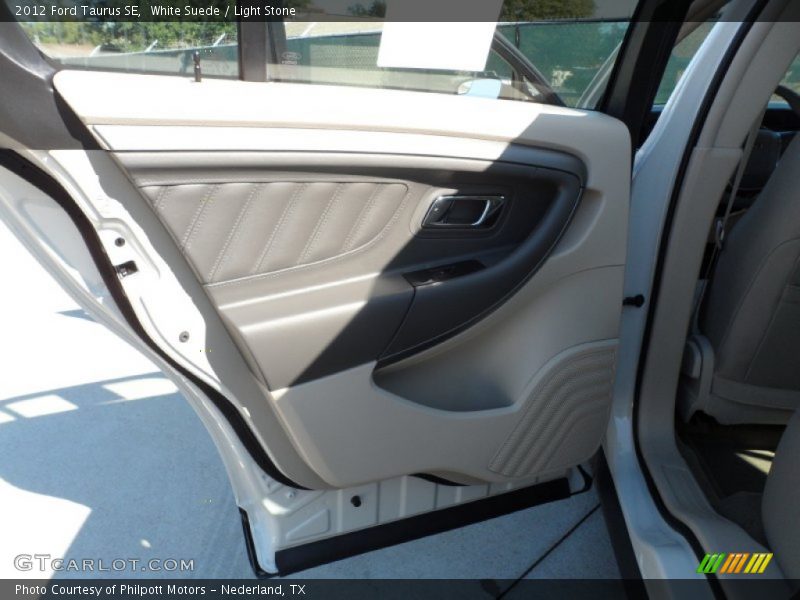 White Suede / Light Stone 2012 Ford Taurus SE