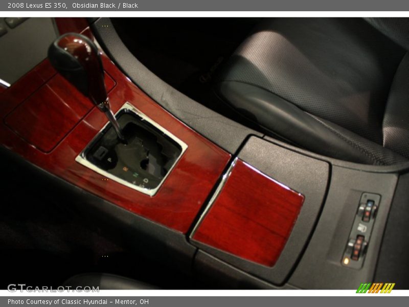 Obsidian Black / Black 2008 Lexus ES 350