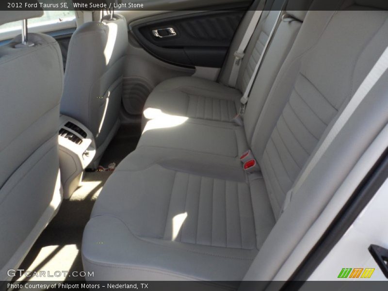 White Suede / Light Stone 2012 Ford Taurus SE
