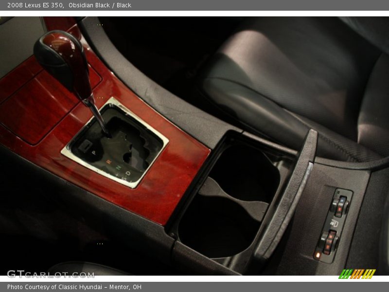 Obsidian Black / Black 2008 Lexus ES 350