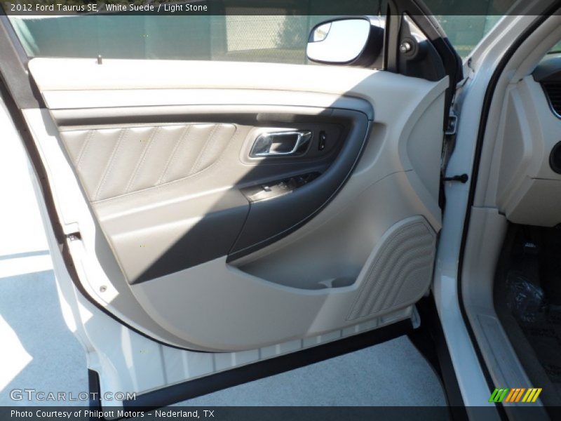 White Suede / Light Stone 2012 Ford Taurus SE