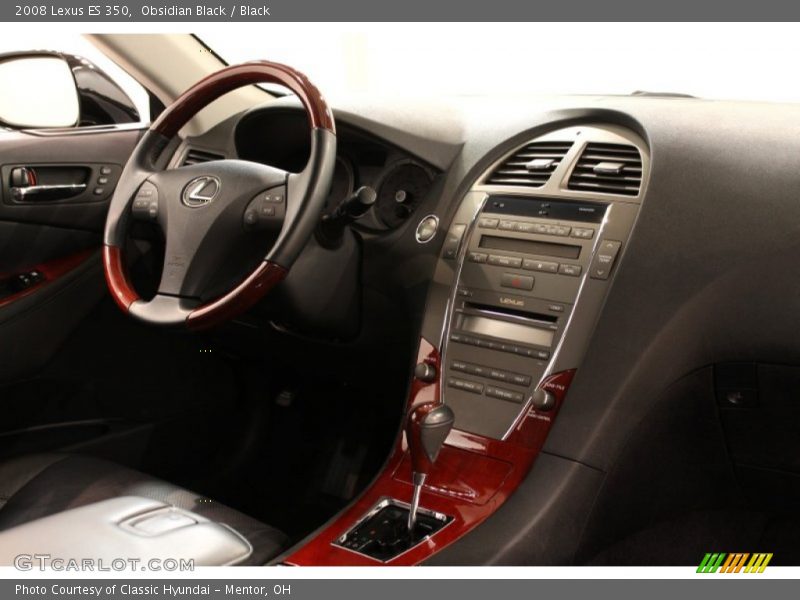 Obsidian Black / Black 2008 Lexus ES 350
