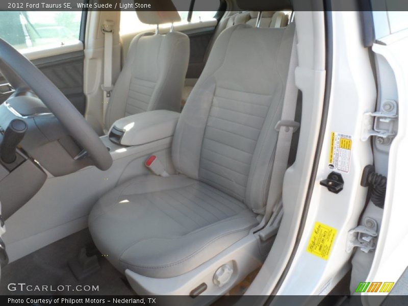 White Suede / Light Stone 2012 Ford Taurus SE