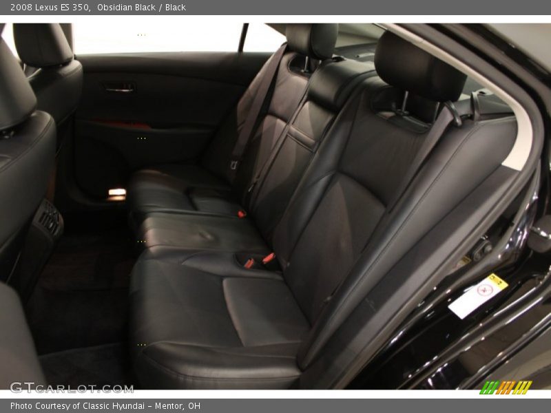 Obsidian Black / Black 2008 Lexus ES 350