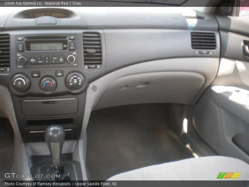 Imperial Red / Gray 2006 Kia Optima LX