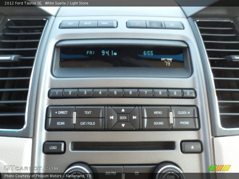 White Suede / Light Stone 2012 Ford Taurus SE