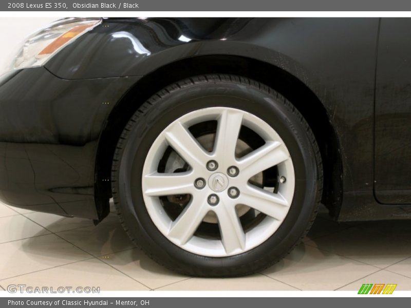 Obsidian Black / Black 2008 Lexus ES 350
