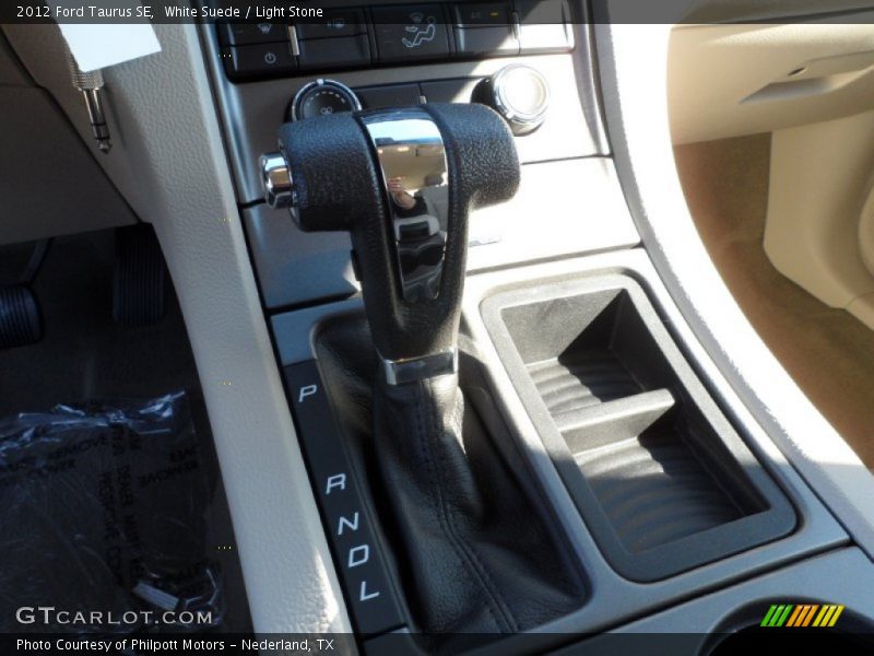White Suede / Light Stone 2012 Ford Taurus SE