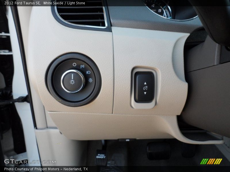 White Suede / Light Stone 2012 Ford Taurus SE