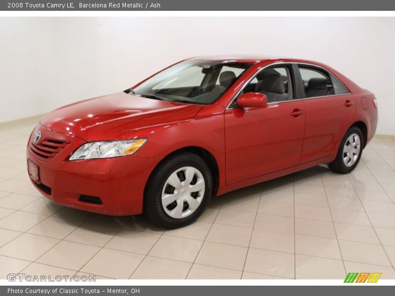 Barcelona Red Metallic / Ash 2008 Toyota Camry LE