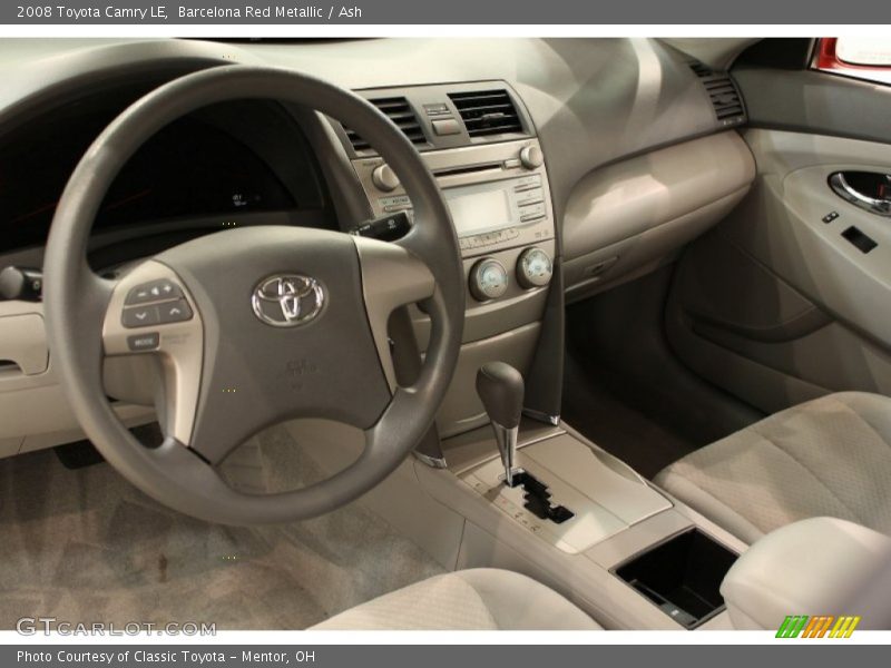 Barcelona Red Metallic / Ash 2008 Toyota Camry LE