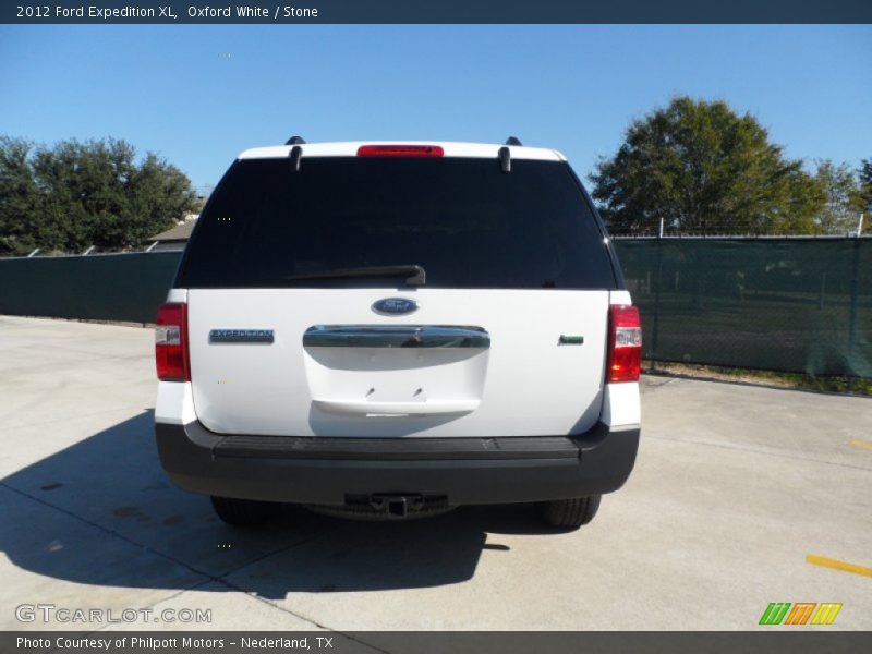 Oxford White / Stone 2012 Ford Expedition XL
