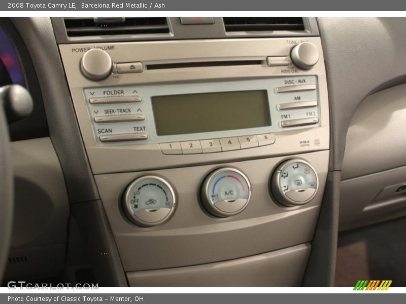 Barcelona Red Metallic / Ash 2008 Toyota Camry LE