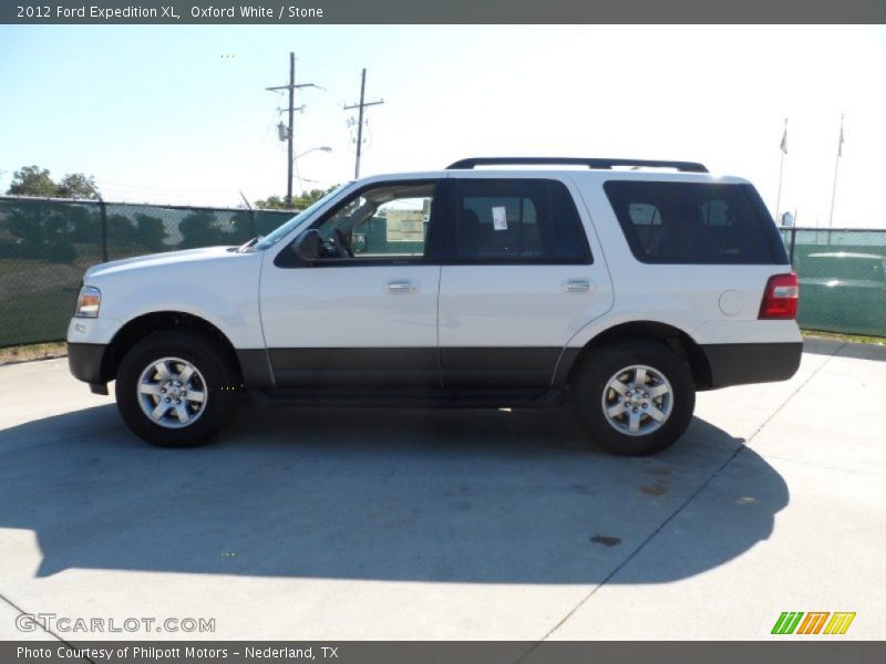 Oxford White / Stone 2012 Ford Expedition XL