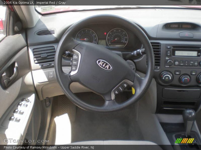 Imperial Red / Gray 2006 Kia Optima LX