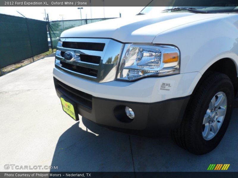 Oxford White / Stone 2012 Ford Expedition XL