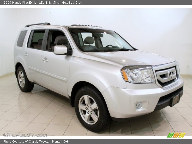 Billet Silver Metallic / Gray 2009 Honda Pilot EX-L 4WD