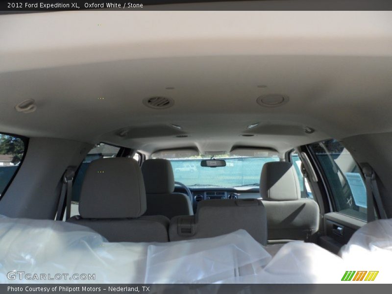 Oxford White / Stone 2012 Ford Expedition XL