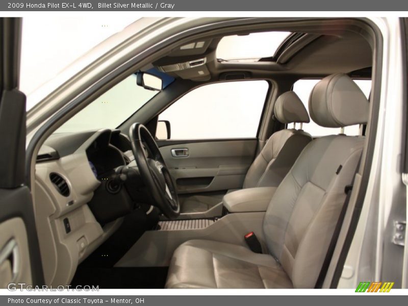 Billet Silver Metallic / Gray 2009 Honda Pilot EX-L 4WD