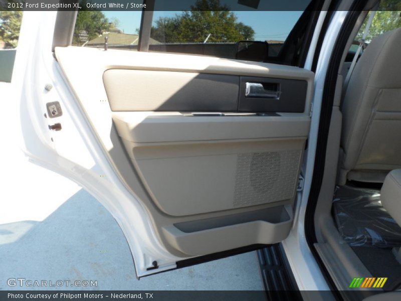 Oxford White / Stone 2012 Ford Expedition XL